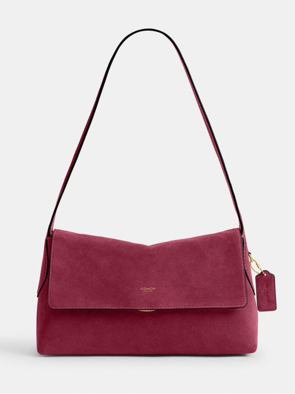 Coach Dark Fuchsia Chelsea Shoulder Bag 30